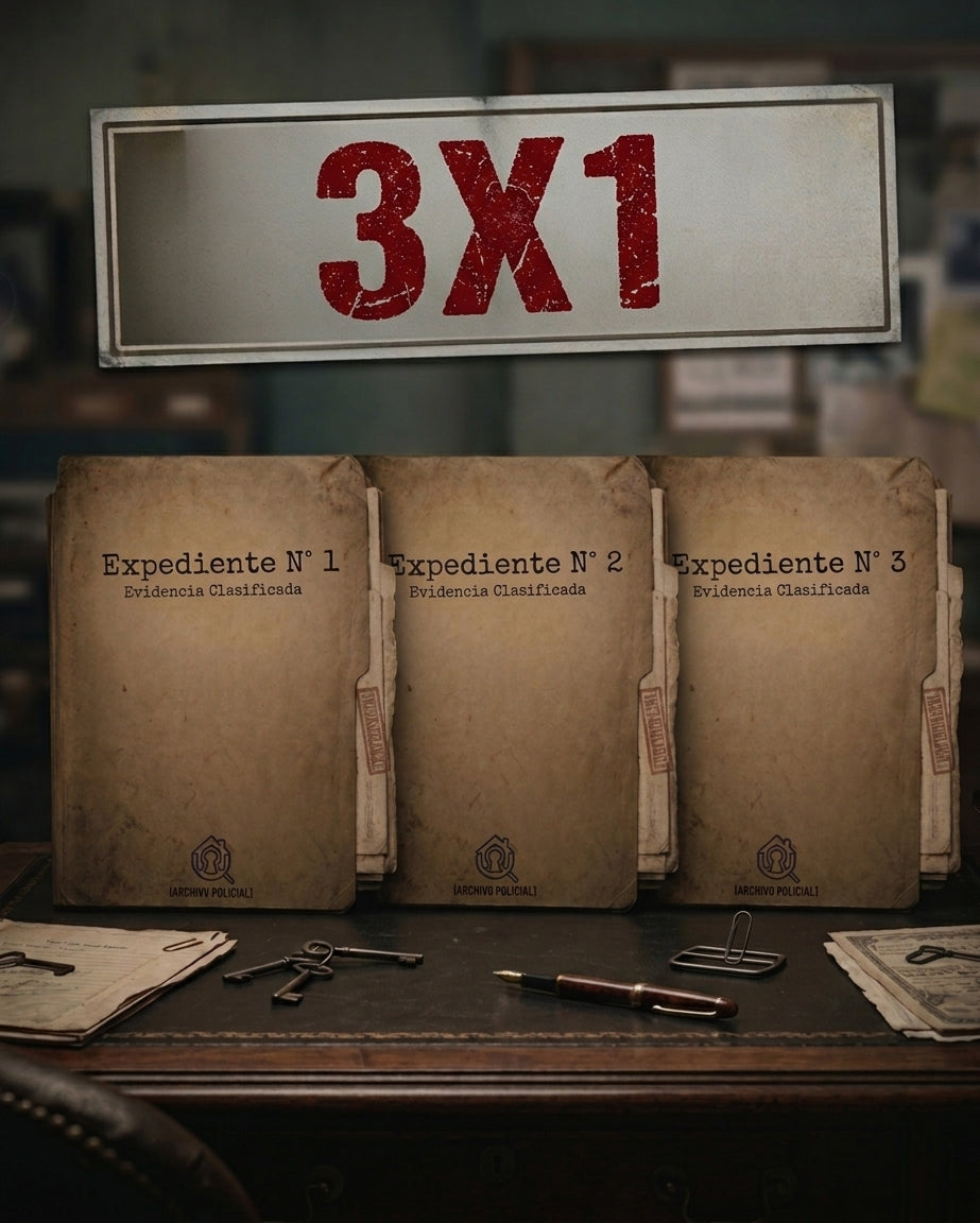 🔥 PACK TRILOGÍA DE MISTERIO: 3 Casos No Resueltos (OFERTA 3x1)